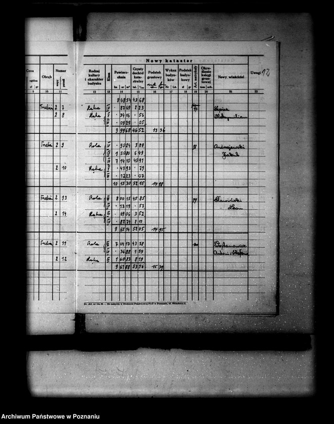 Obraz 16 z jednostki "Ostateczny rejestr pomiarowy gromady Mirowice powiatu bydgoskiego"