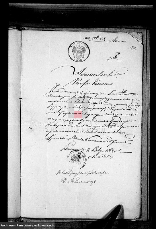 image.from.unit.number "Dokumenty Aktow o brakosočetanij Lejpunskago Prichoda sostavlennych v 1868 g."
