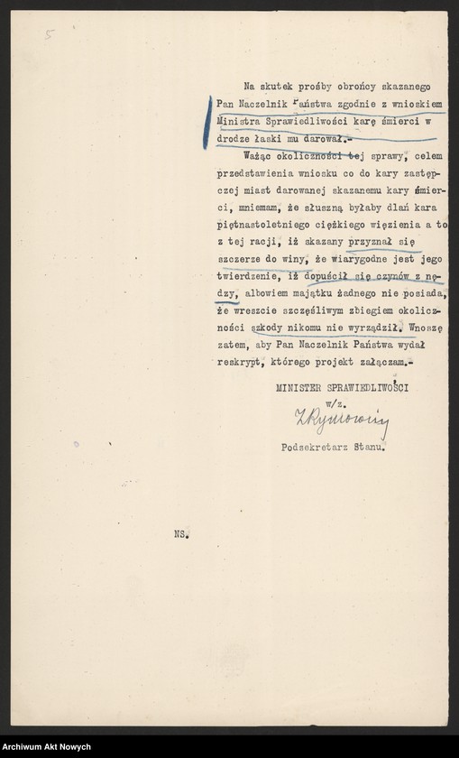 image.from.unit.number "Ułaskawienia z b. Kongresówki - uwzględnione, dotyczące: zabójstw, napadów, oporu wobec urzędnika, kradzieży, łapówkarstwa, defraudacji leśnej, tajnego gorzelnictwa."
