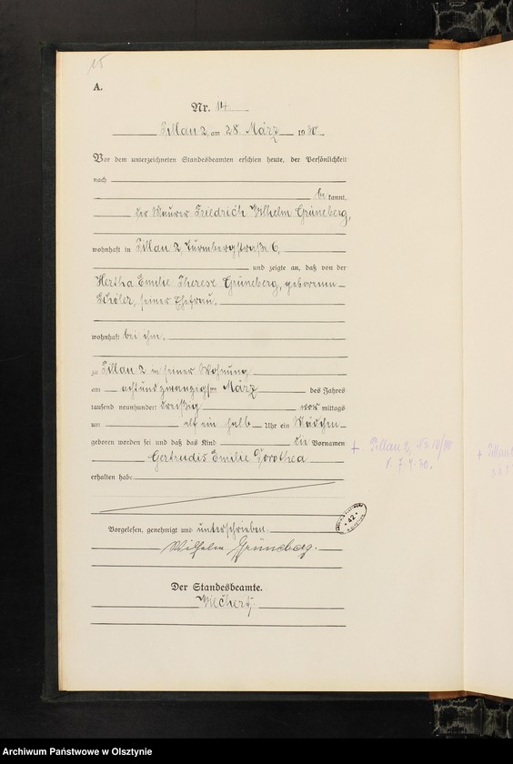 image.from.unit.number "Geburts-Haupt-Register Nr 1 - 54 i 1 - 59"