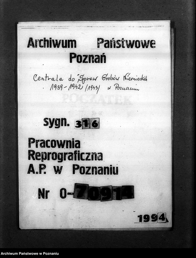 Obraz 1 z jednostki "Liste aller Volksdeutschen, die während des deutsch - polnischen Krieges zum polnischen Heeresdienst eingezogen waren (Łódź)"