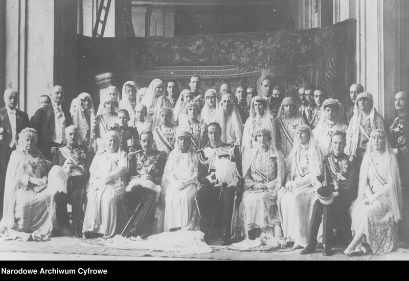 Obraz 2 z jednostki "Ślub hrabiego Jana Zamoyskiego z infantką Izabellą de Bourbon, siostrzenicą króla Hiszpanii Alfonsa XIII"