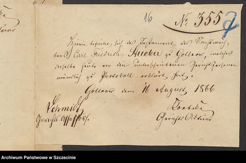 image.from.unit.number "Das Testament des Nachtwächters Carl Friedrich Stüber"