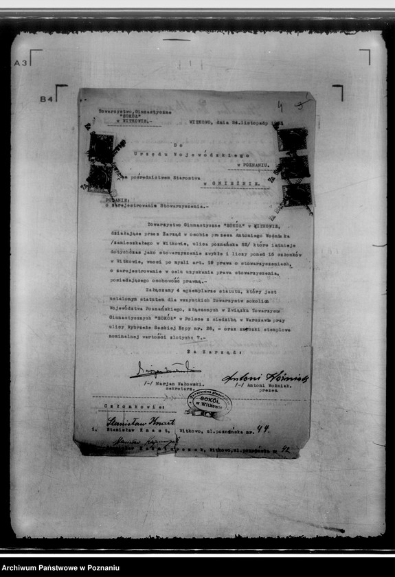 Obraz 8 z jednostki "/Towarzystwo Gimnastyczne,,Sokół" w Witkowie/"