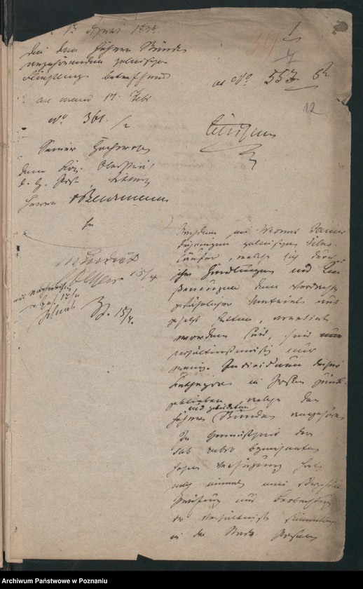 Obraz 15 z jednostki "Nachweisung der in der Stadt sich aufhaltenden polnischen Überläufer"