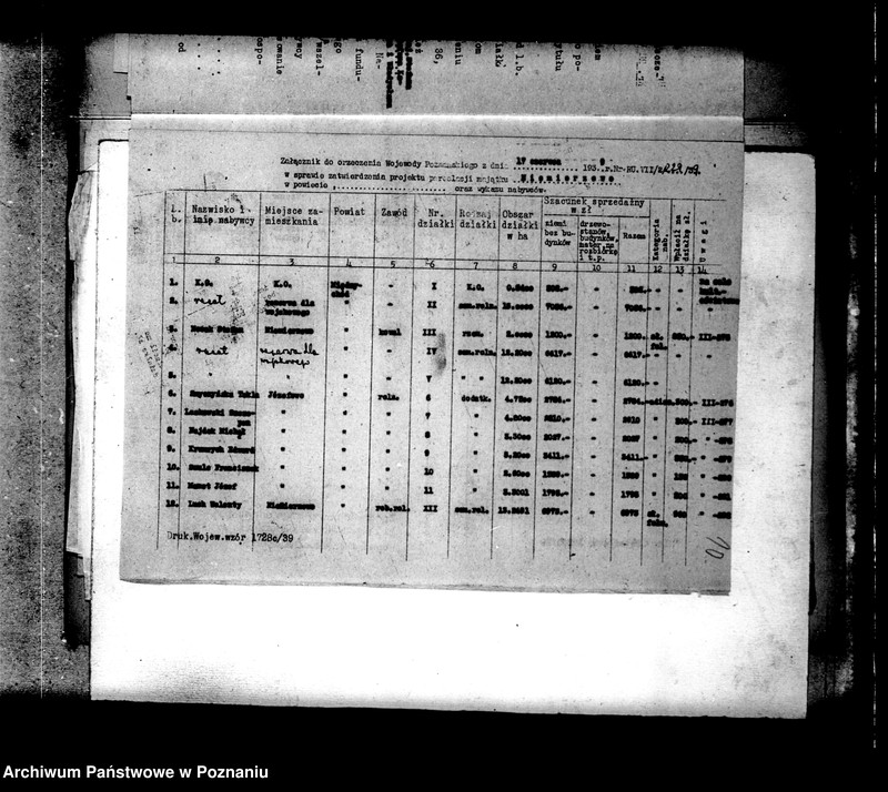 Obraz 14 z jednostki "Majątek Niemierzewo, Lubosz powiatu międzychodzkiego parcelacja"