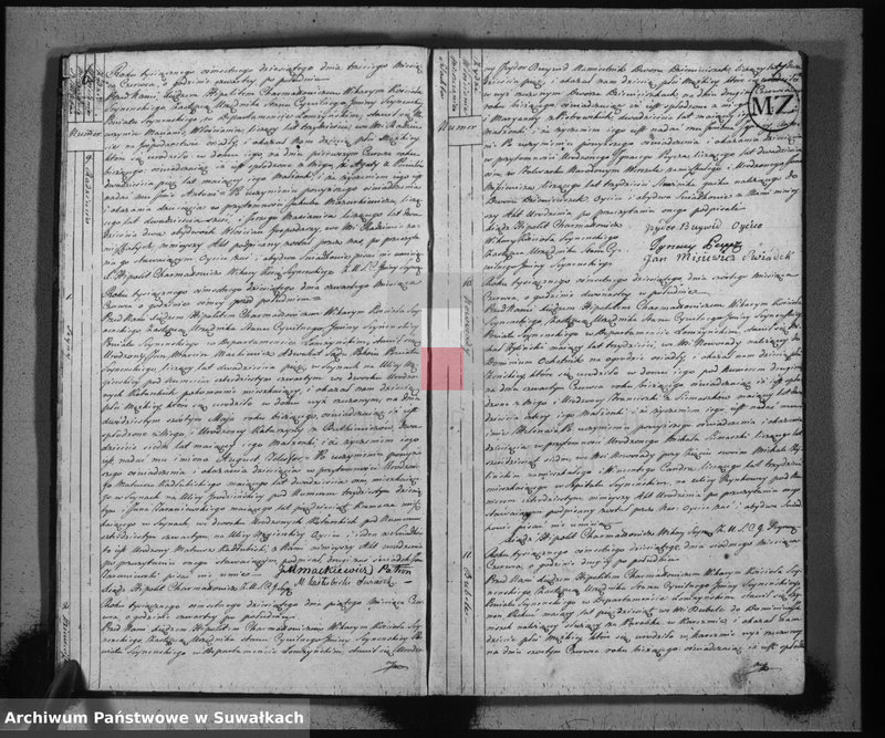image.from.unit.number "Akta stanu cywilnego urodzonych w gminie seyneńskiey od 1-go maja 1810 roku"