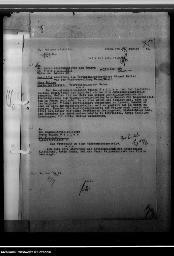 Obraz 14 z jednostki "Verwaltungsinspektor Eduard Seiler"