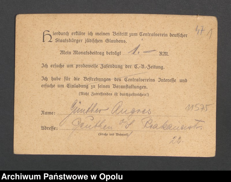 Obraz 3 z jednostki "[Angres Günter, Beuthen]"