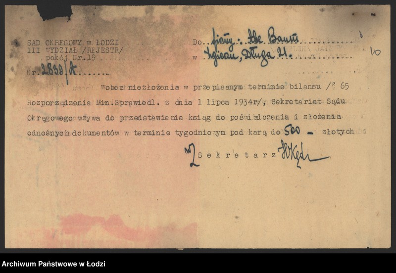 Obraz 12 z jednostki "Abe Baum – młyn Zgierz"