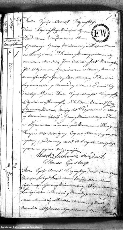 image.from.unit.number "Akta Zmarłych w Roku 1813 od dnia 1 Junuary aż do dnia 31 Grudnia w Gminie Mirosławskiey"