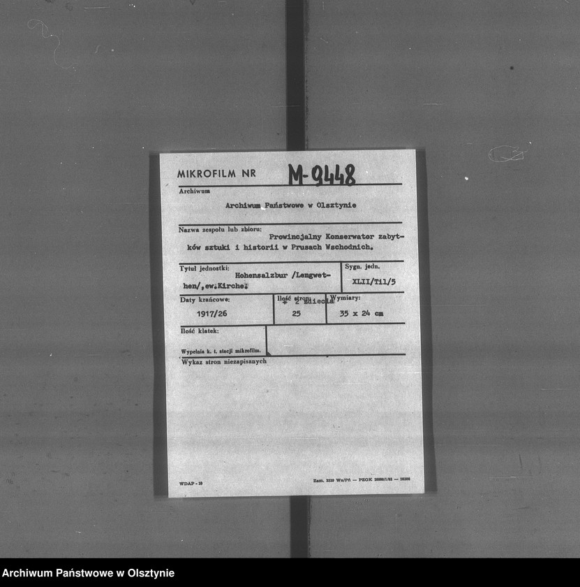 image.from.unit.number "Hohensalzburg /Lengwethen/, evangelische Kirche"