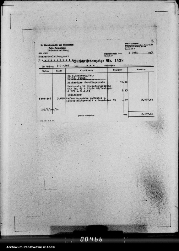 Obraz 6 z jednostki "346 Gefechtsgepäck m.Beutel u.Tornister 39 m.Auslieferung"