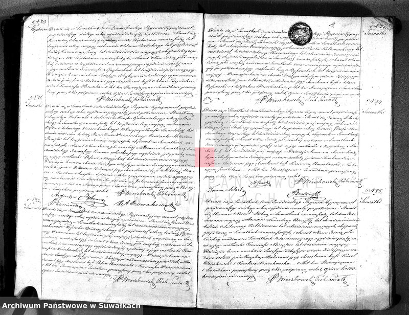 image.from.unit.number "Księga duplikat akt urodzonych, zaślubionych i zmarłych parafii suwalskiej rok 1856"