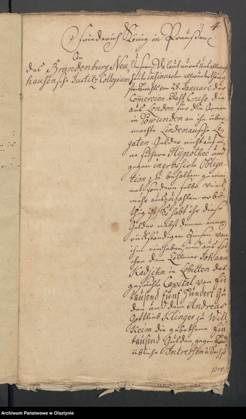 image.from.unit.number "Wegen der Anlehne aus der Powundenschen Lindenausche Legaten Caße"