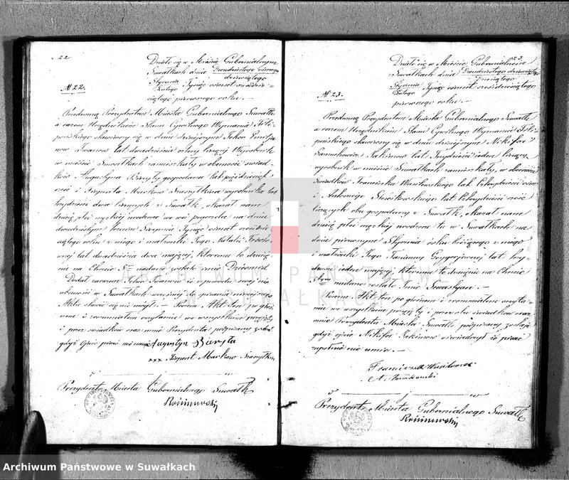 image.from.unit.number "Księga Aktów Stanu Cywilnego Wyznania Filipońskiego o urodzonych, zaślubionych i zmarłych w Mieście Gubernialnym Suwałkach"