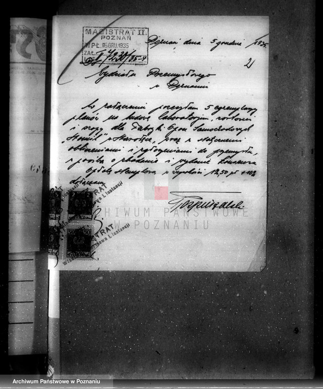 image.from.unit.number "Zatwierdzenie zakładu przemysłowego Firmy Stomil Spółka Akcyjna w Poznaniu /projekt budowy oddziału badania opon/"