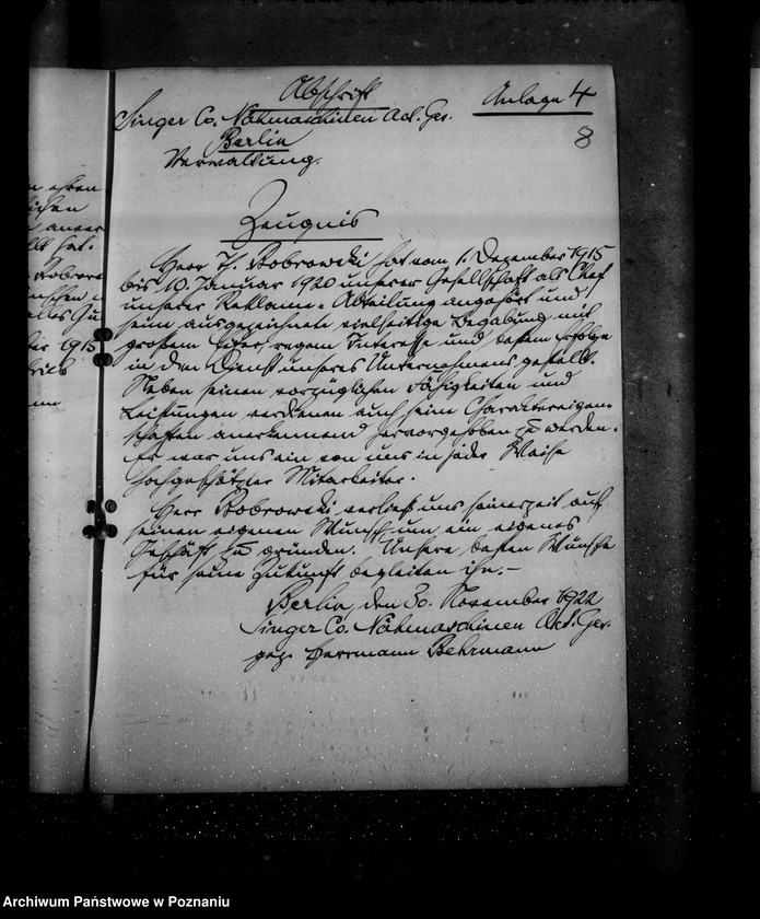 Obraz 12 z jednostki "Bewerbungsgesuche um Anstellung"