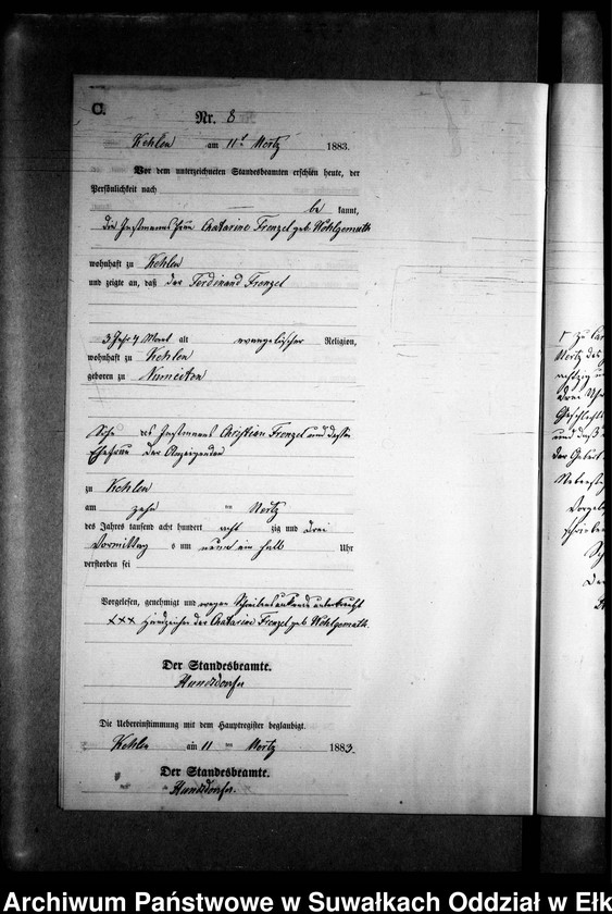 image.from.unit.number "Sterbe-Neben-Register des Preussischen Standes-Amtes Kehlen Kreis Angerburg"