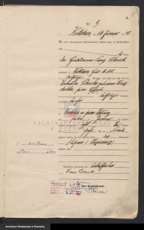 Obraz 12 z jednostki "Geburts-Haupt-Register"