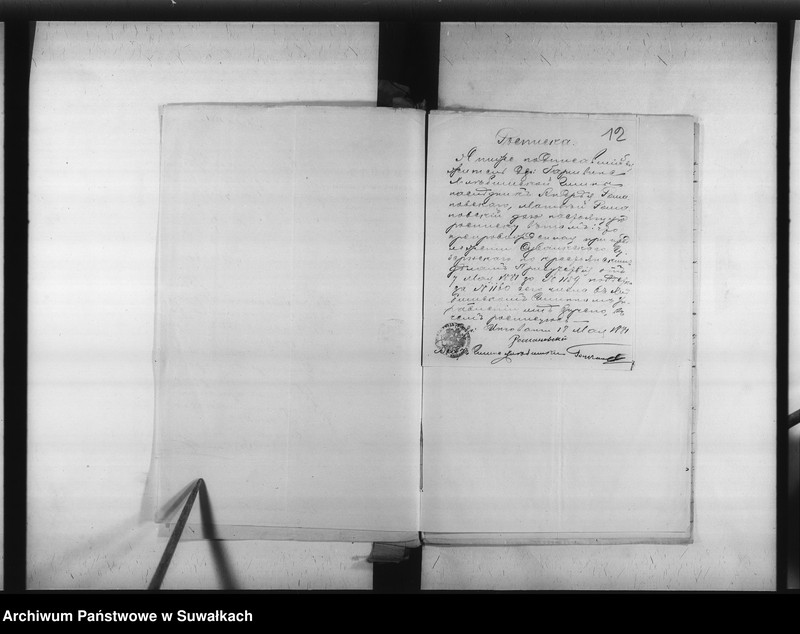 image.from.unit.number "Delo… Po selenîju Garšvine, gminy Chlebiški, Marîampolskago uezda, b. kazennoe"