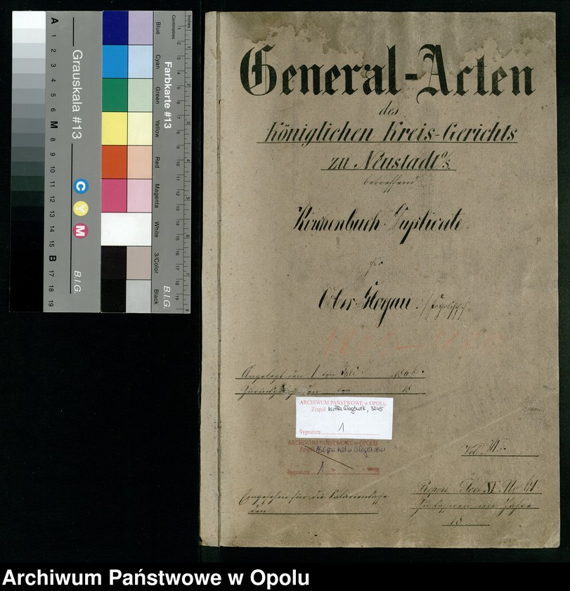 image.from.unit.number "Kirchenbuch-Duplicate für Ober-Glogau (katholisch) 1865-1870"
