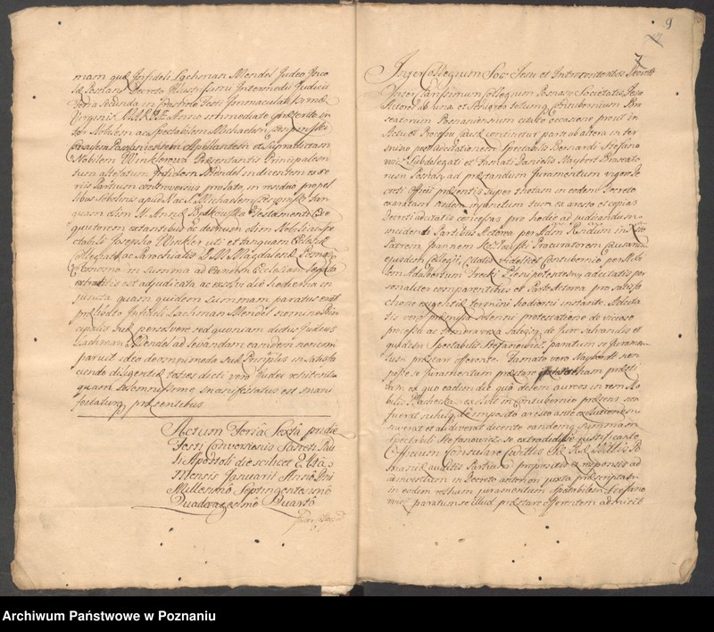 Obraz 10 z jednostki "Prothocollum officii consularis civitatis Posnaniae."