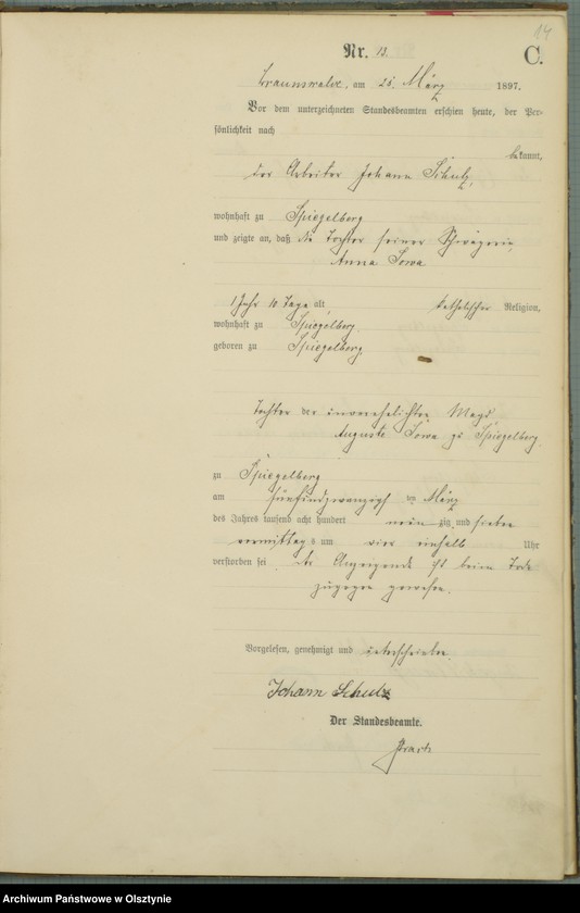 image.from.unit.number "Sterbe-Haupt-Register Nr 1 - 51"