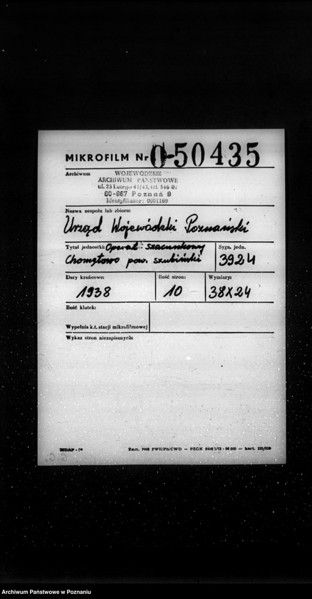 Obraz 2 z jednostki "Operat szacunkowy Chomętowo powiat szubiński"