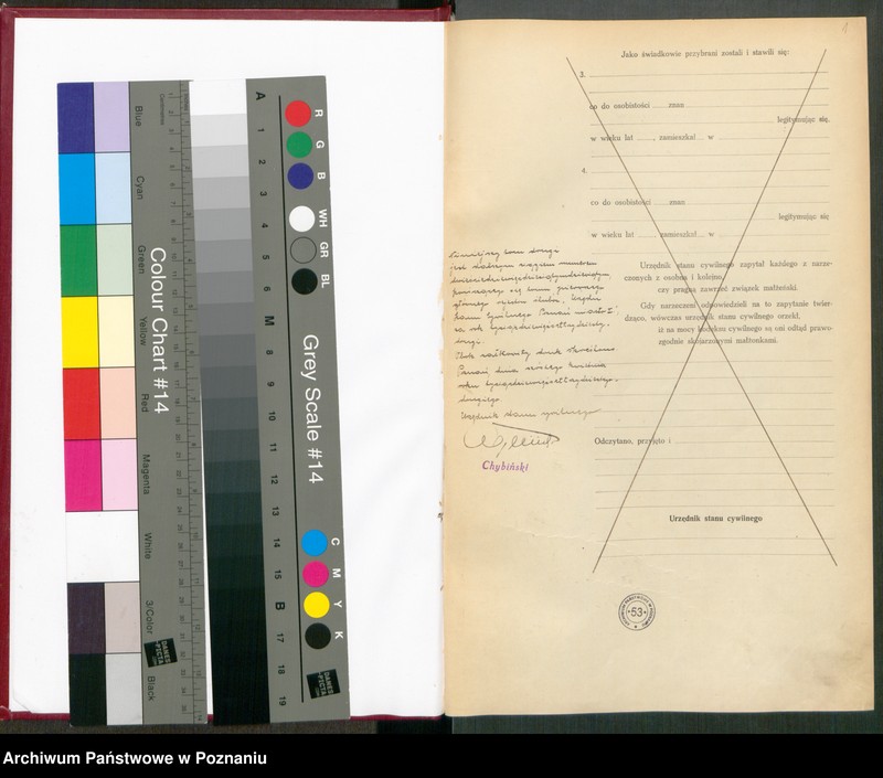 Obraz 3 z jednostki "Księga miejscowa małżeństw tom II [Rejestr główny małżeństw]"