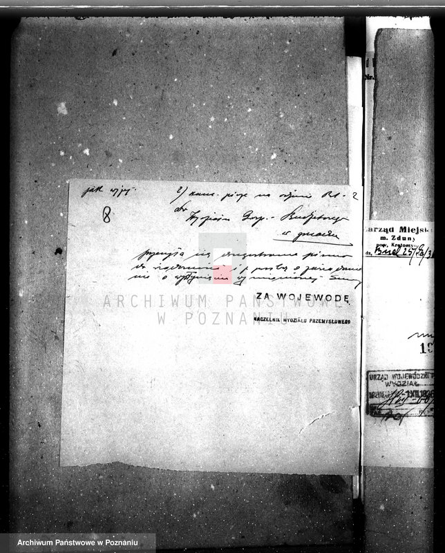 Obraz 13 z jednostki "Zatwierdzenie zakładu przemysłowego /cegielni parowej/ Fabryka dachówek i dren Spółka z o.o. B. Weber w Zdunach pow. krotoszyński"