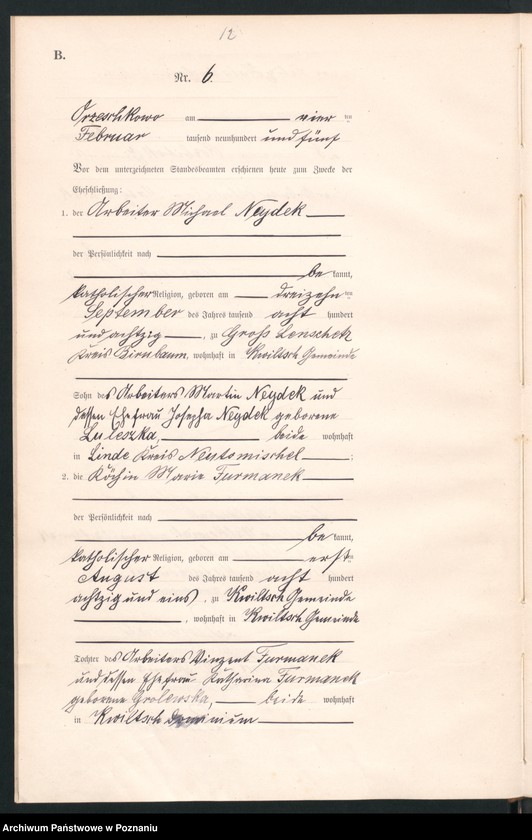 Obraz 14 z jednostki "Heirath-Neben-Register"