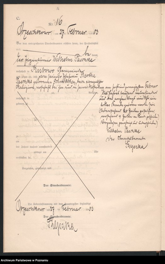 Obraz 19 z jednostki "Sterbe-Neben-Register"