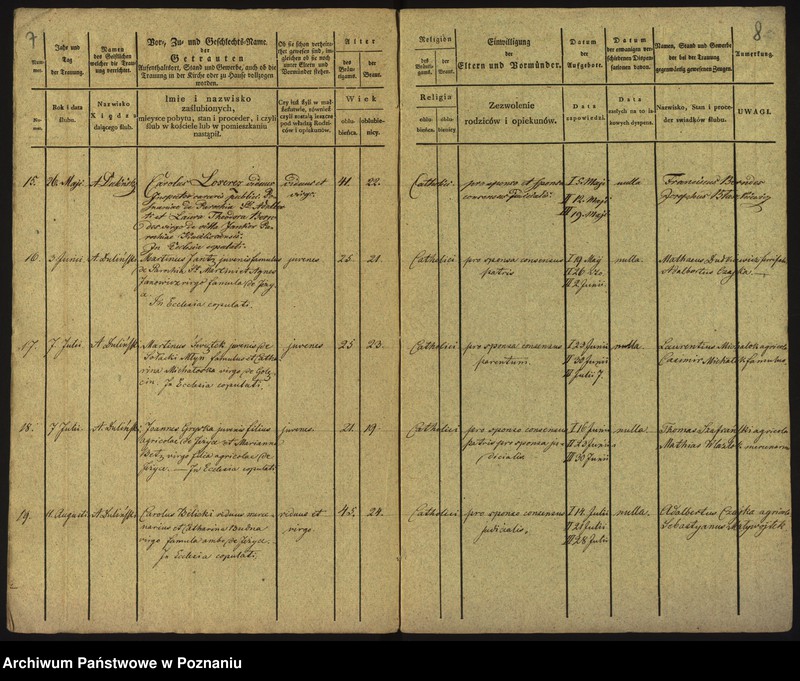 Obraz 7 z jednostki "Księga małżeństw"