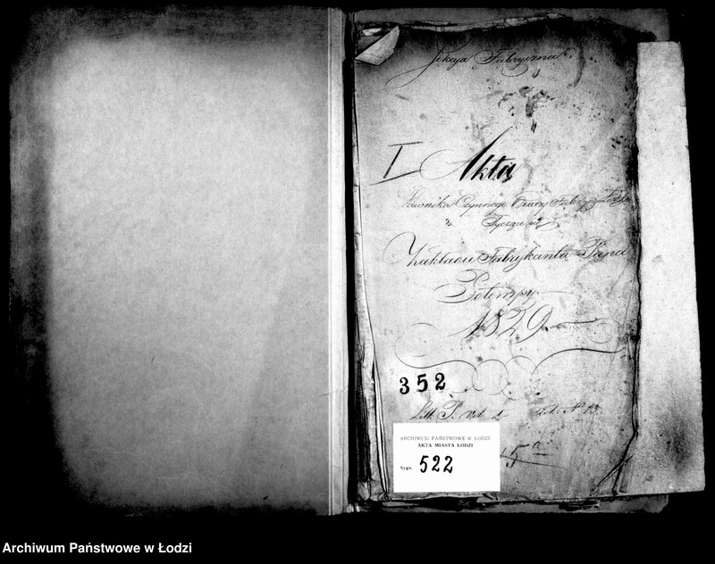 Obraz 5 z jednostki "Akta ławnika czynnego osady fabrycznej Łódka tyczące się zakładu fabrykanta pana Potempy "