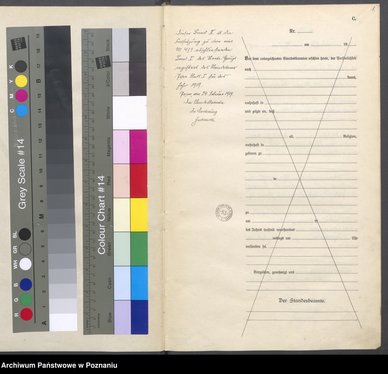 Obraz 3 z jednostki "Księga miejscowa zgonów tom II [Rejestr główny zgonów]"