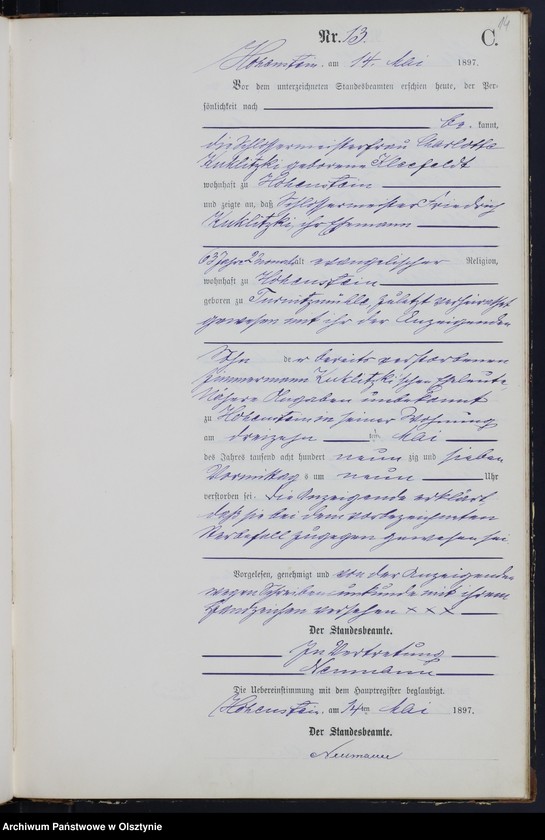 image.from.unit.number "Sterbe-Neben-Register Nr 1 - 58"