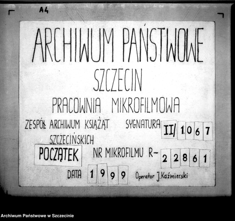 Obraz 1 z jednostki "Privilegien, Konzessionen und Zunftrollen der Bäcker zu Gollnow"