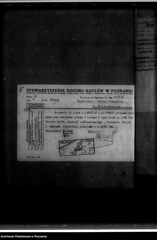 Obraz 8 z jednostki "Warsztat reparacyjny I. Matuszewskiego Strzałkowo powiat wrzesiński"