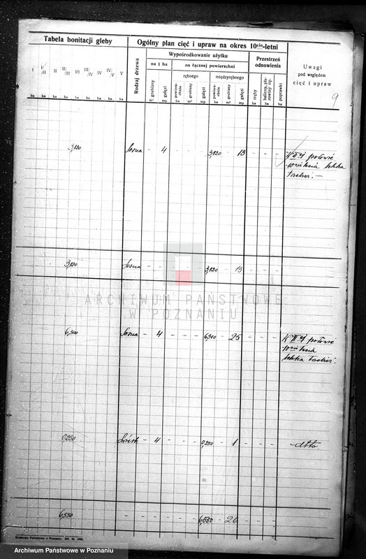Obraz 13 z jednostki "Plan urządzania gospodarstwa leśnego dla gminy miasta Czarnkowa"