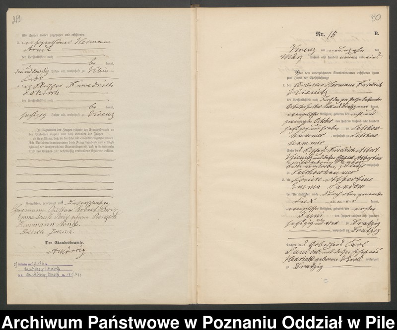 Obraz 18 z jednostki "Księga małżeństw"