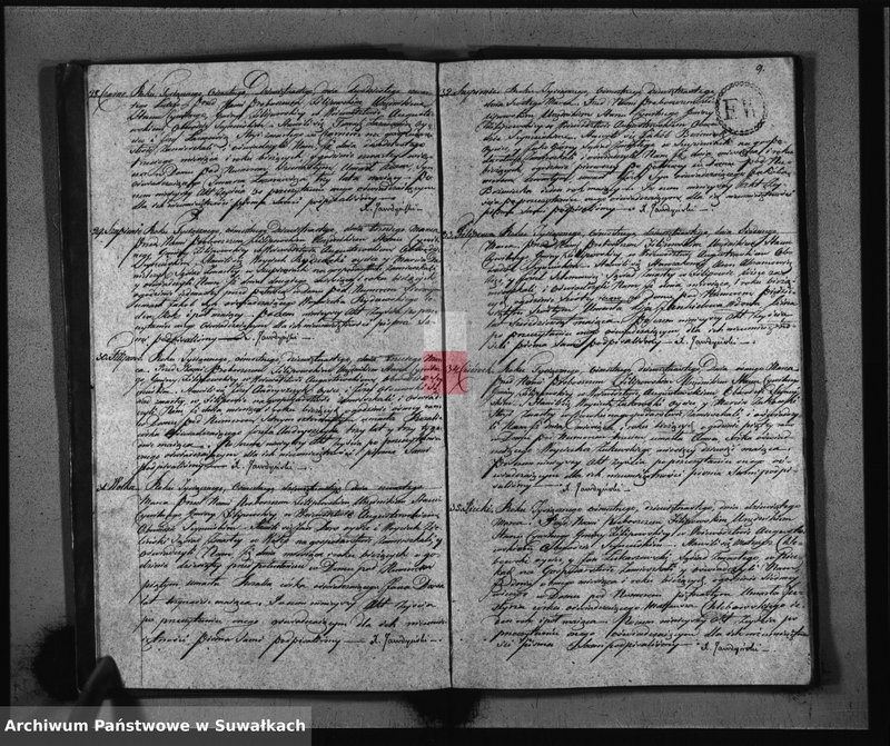 image.from.unit.number "Akta Zeyścia Gminy Filipowskiey od dnia 1 Stycznia do dnia 31 Grudnia 1819"