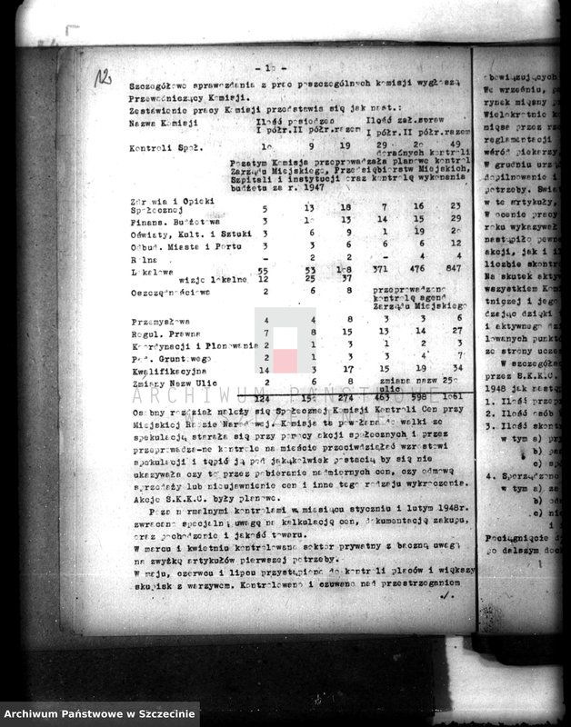 Obraz 14 z jednostki "Sprawozdanie Miejskiej Rady Narodowej w Szczecinie z działalności w roku 1948"