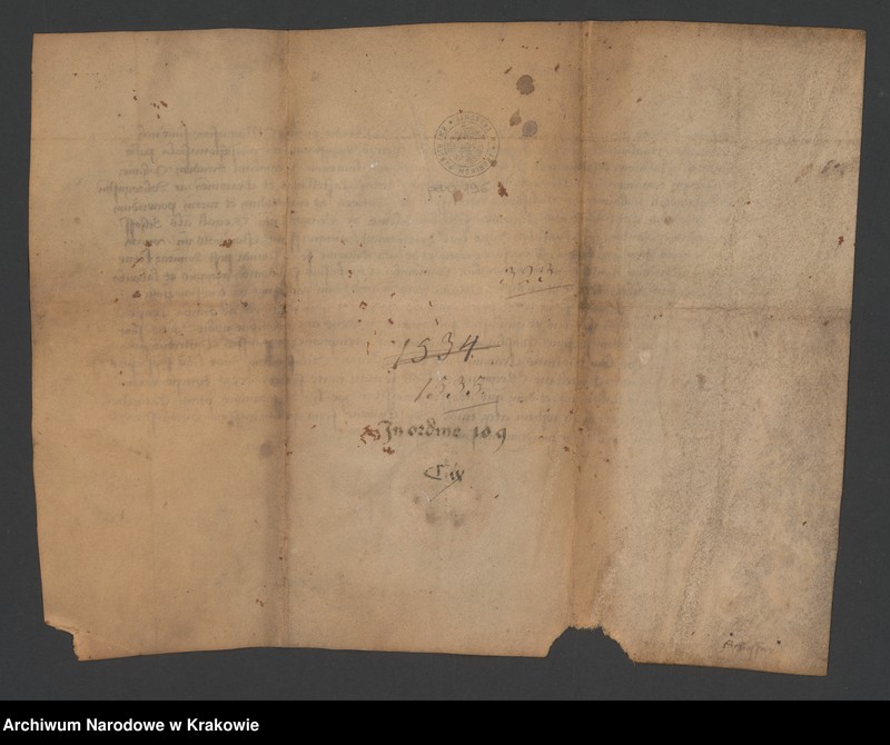 Obraz 12 z kolekcji "Dokumenty i pieczęcie Władysława III Jagiellończyka (1424‒1444) zwanego Warneńczykiem, króla Polski i Węgier111"