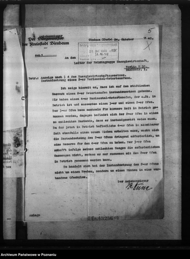 Obraz 9 z jednostki "Gaswerk - Birnbaum (Międzychód)"