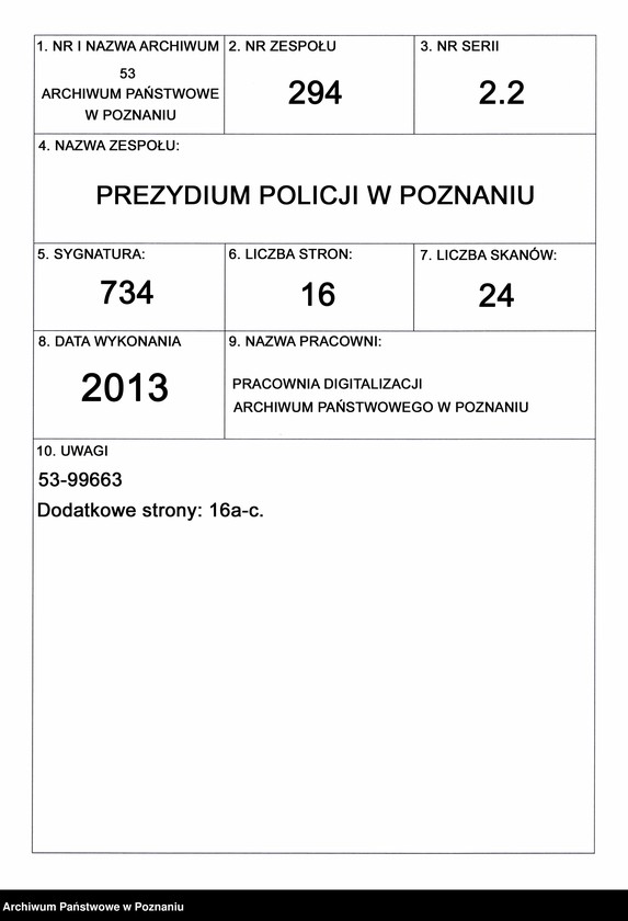 Obraz 1 z jednostki "A. betr. Max Gozimierski /auch über Erasmus von Blewczyński/"