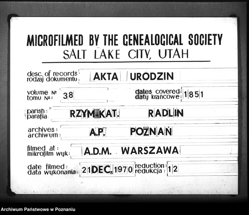 Obraz 1 z jednostki "Liber mortuorum"
