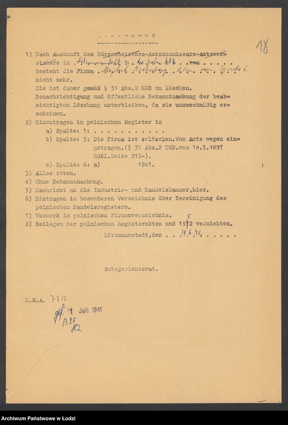 Obraz 20 z jednostki "Majlech Bromberg- drobny handel skórą"