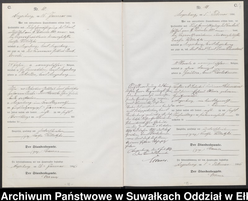 image.from.unit.number "Sterbe-Neben-Register des Preussischen Standes-Amtes Angerburg Kreis Angerburg"