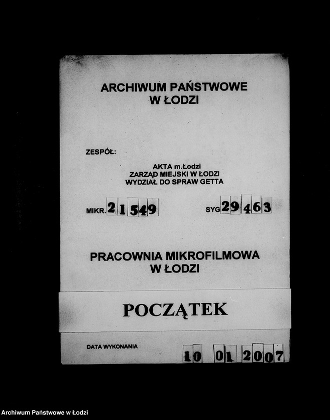Obraz 1 z jednostki "J.121-135 [Wnioski Żydów w Getcie o zwrot długów za wzięty na kredyt towar przez kupujących]"
